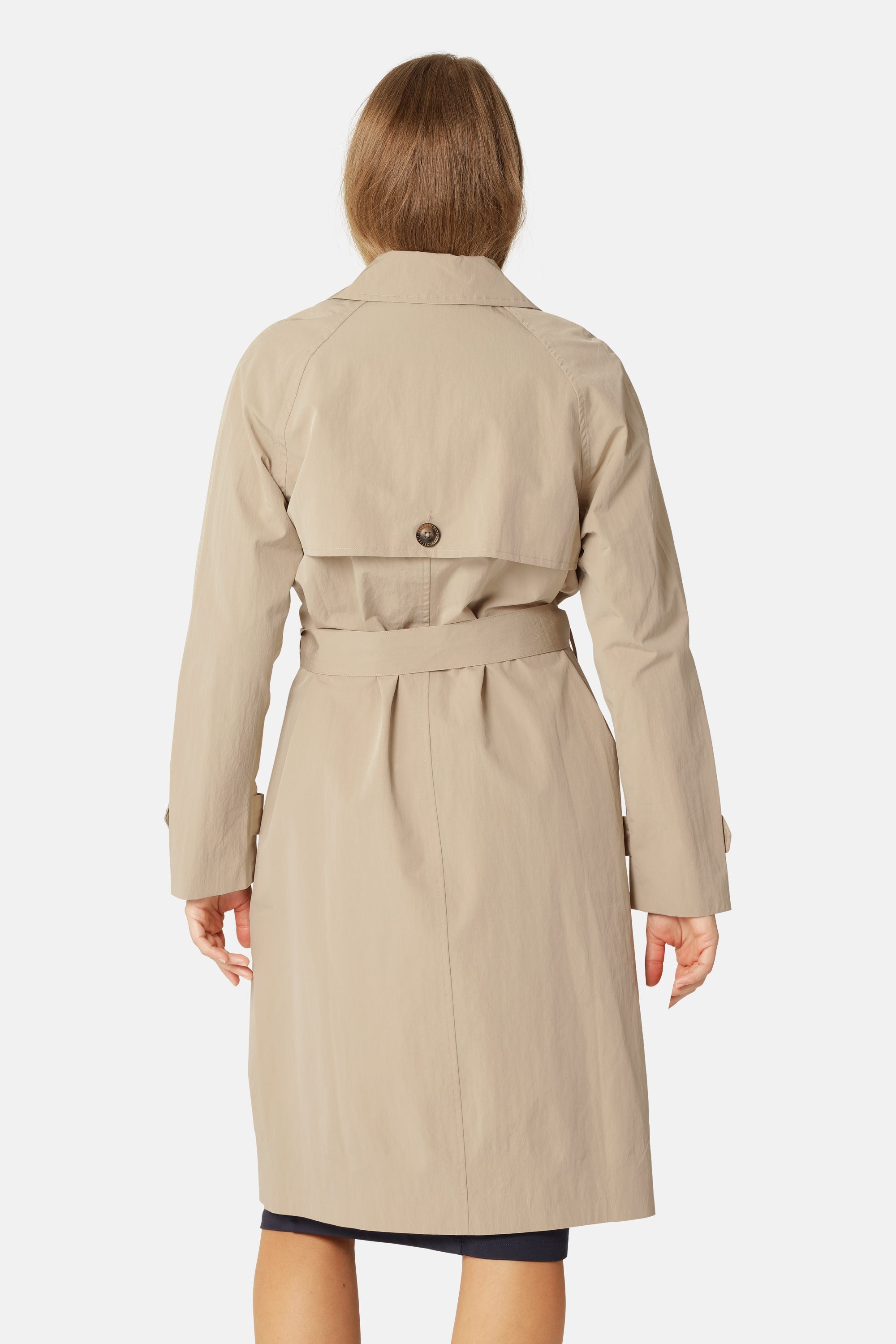 Teknisk Regnfrakke Trench - White Pepper